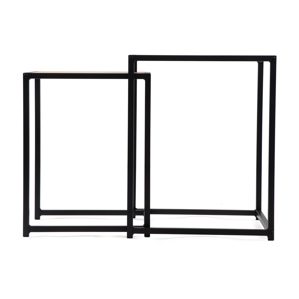 Stoliki w dekorze dębu zestaw 2 szt. 38x38 cm Noah – Bonami Essentials (zdjęcie 8)