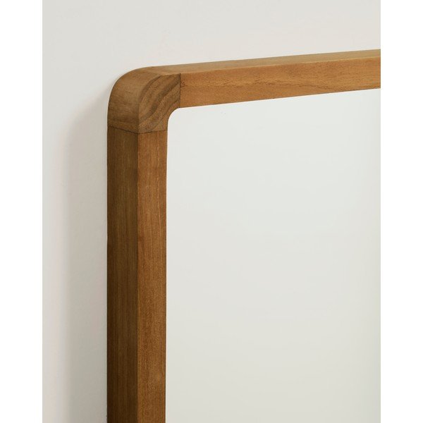 Lustro z drewnianą ramą ścienne 45x70 cm Shamel – Kave Home-image-2