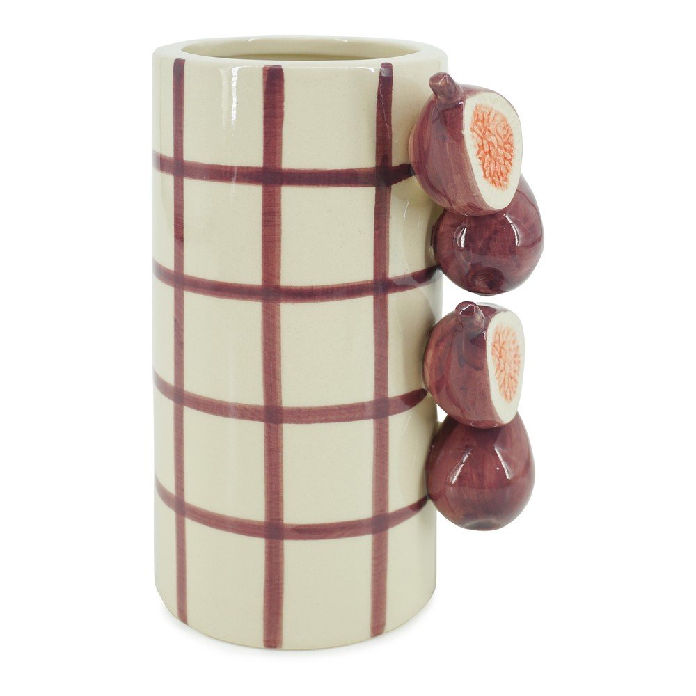 Fioletowo-kremowy ceramiczny wazon (wysokość 21 cm) Havor – Yes Everyday