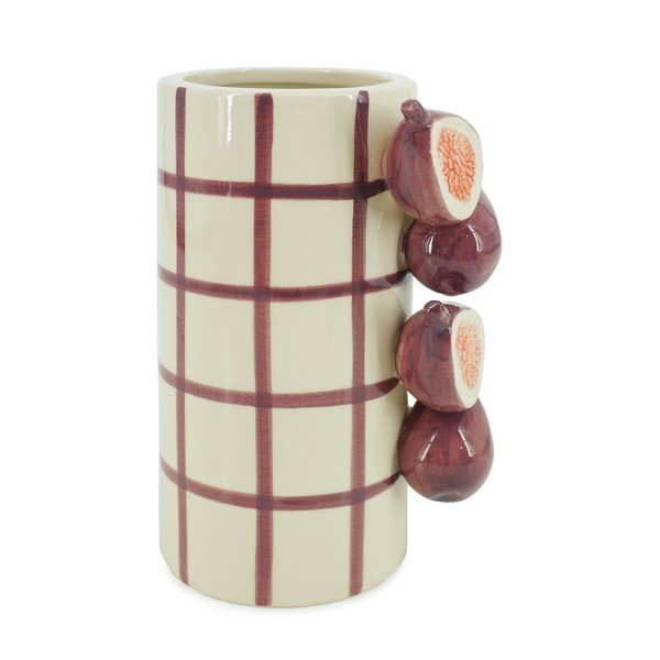 Fioletowy/kremowy ceramiczny wazon (wysokość 21 cm) Havor – Yes Everyday