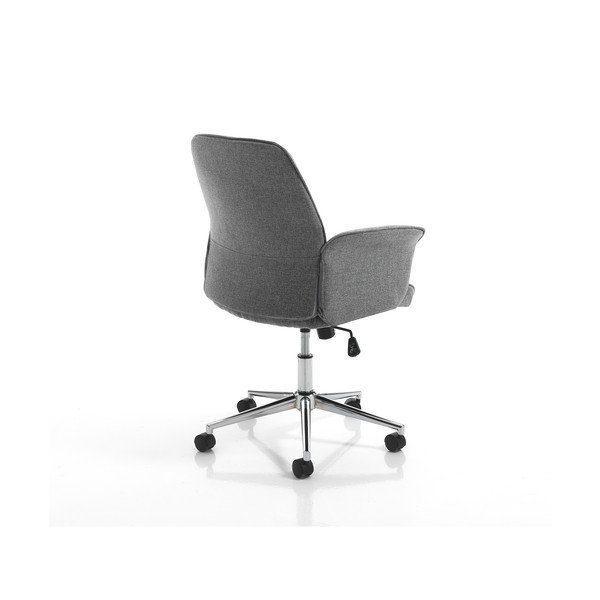 Szare krzesło biurowe Tomasucci Dony, wys. 100 cm-image-2