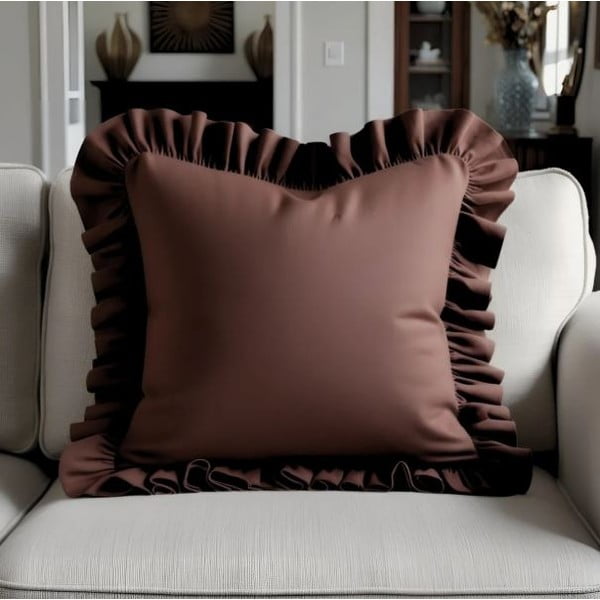 Poszewka na poduszkę z mieszanki bawełny 40x40 cm Ruffled – Mila Home-image-2