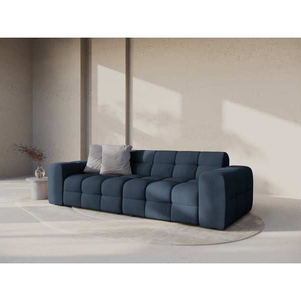 Ciemnoniebieska sofa 255 cm Kendal – Micadoni -image-1