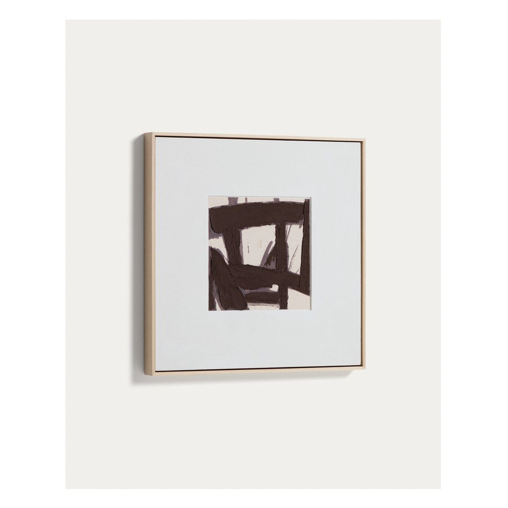 Ręcznie malowany obraz z ramą w zestawie/na płótnie 60x60 cm Arilan – Kave Home