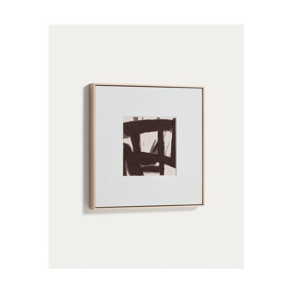 Ręcznie malowany obraz z ramą w zestawie/na płótnie 60x60 cm Arilan – Kave Home