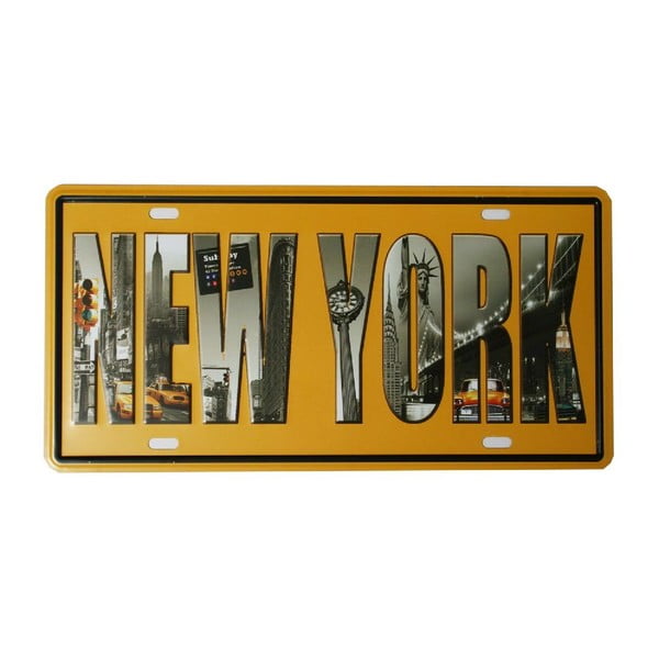 Tablica New York, 15x30 cm