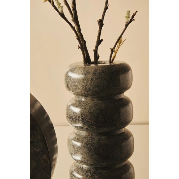 Zielony marmurowy wazon (wysokość 25 cm) Fazio – Premier Housewares-image-1