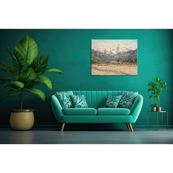Obraz – reprodukcja 70x55 cm The Valley of the Nervia, Claude Monet – Fedkolor-image-1