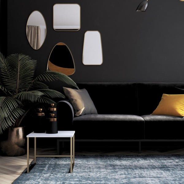 Czarna sofa rozkładana 217 cm Adley – CosmoLiving by Cosmopolitan-image-1