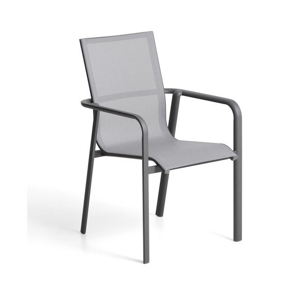 Szare krzesło ogrodowe Canea – Kave Home