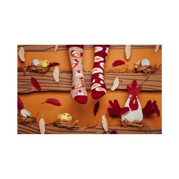 Skarpetki Many Mornings Egg and Chicken, rozm. 35–38-image-1