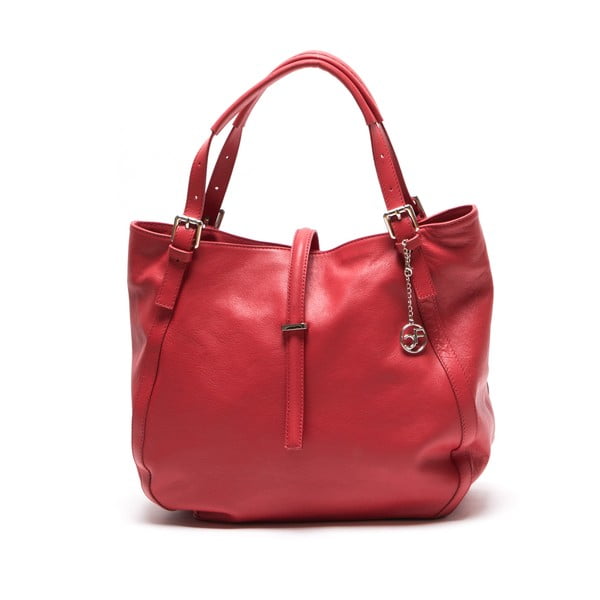 Skórzana torebka Theresa, czerwona