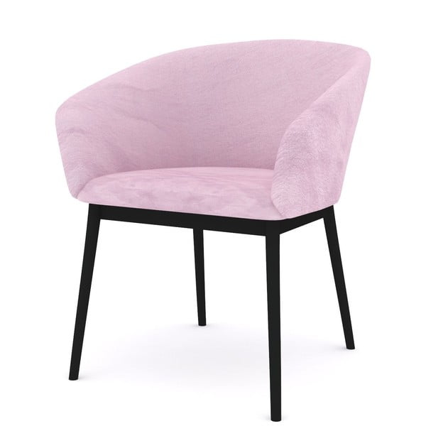 Krzesło z różowym siedziskiem Livin Hill Capella