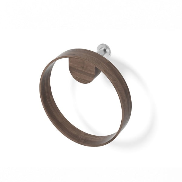 Uchwyt ścienny na ręcznik z drewna orzechowego Wireworks Yoku-image-2