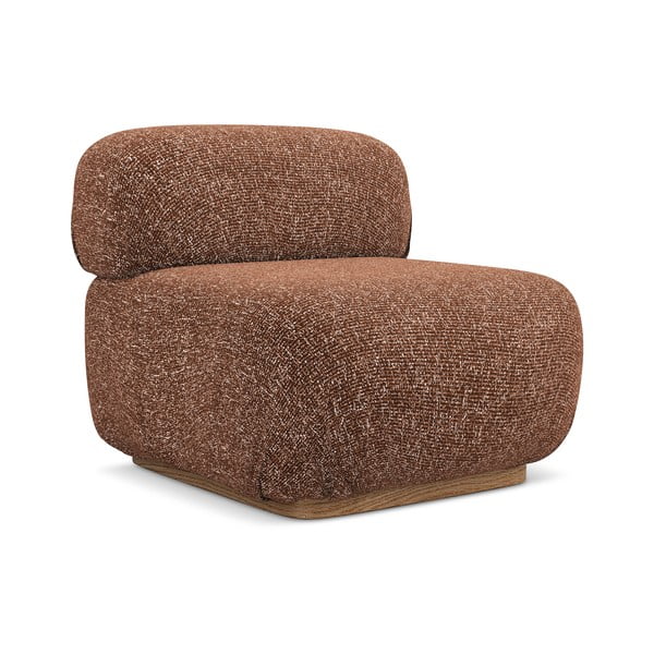 Pomarańczowy/brązowy moduł sofy Ailani – Makamii-image-2