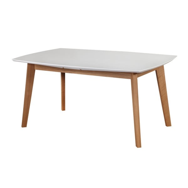 Biały stół rozkładany Dřevotvar Ontur 35, 160x100 cm