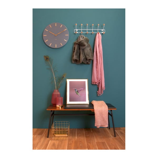 Szary zegar ścienny Karlsson Charm-image-1