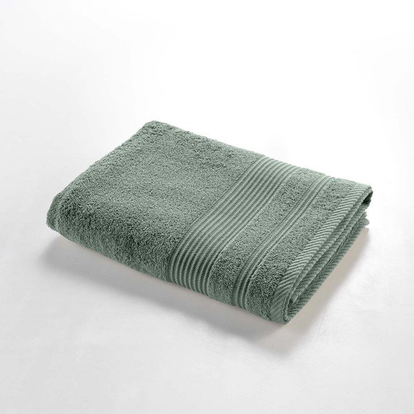 Szałwiowy bawełniany ręcznik kąpielowy frotte 70x130 cm Tendresse – douceur d'intérieur