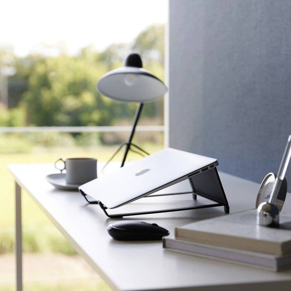 Czarny metalowy stojak na laptopa Tower – YAMAZAKI-image-2