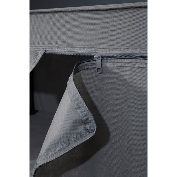 Szara tekstylna szafa 90x160 cm Dara – Premier Housewares-image-4