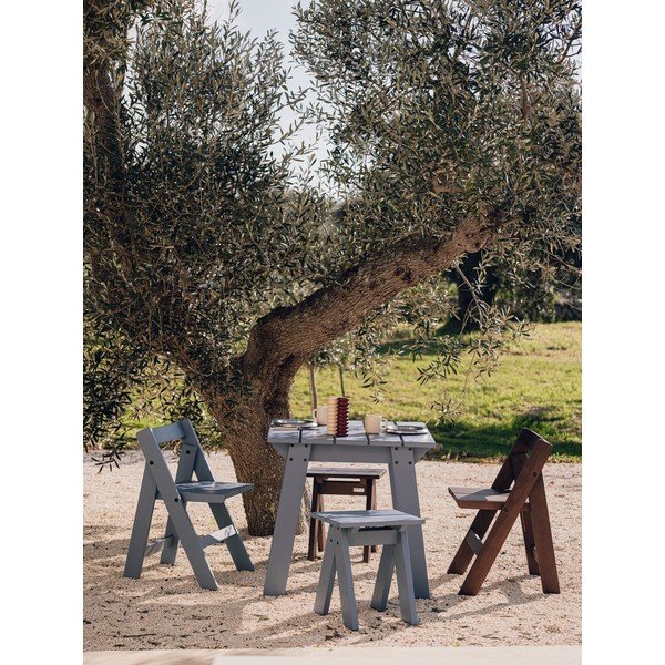 Niebieskie drewniane krzesło ogrodowe Navo – noo.ma-image-4