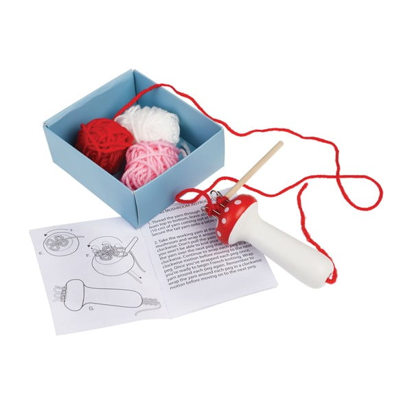 Zestaw kreatywny Knitting Kit Mushroom – Rex London-image-4