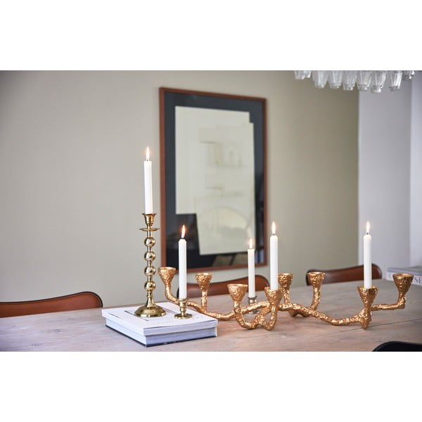 Metalowy świecznik w kolorze złota Bahne & CO-image-4