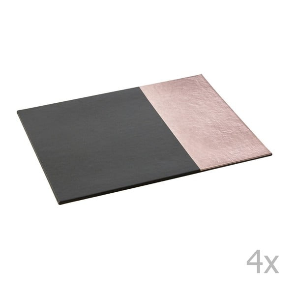 Maty stołowe ze sztucznej skóry i kartonu zestaw 4 szt. 21x28 cm Geome – Premier Housewares