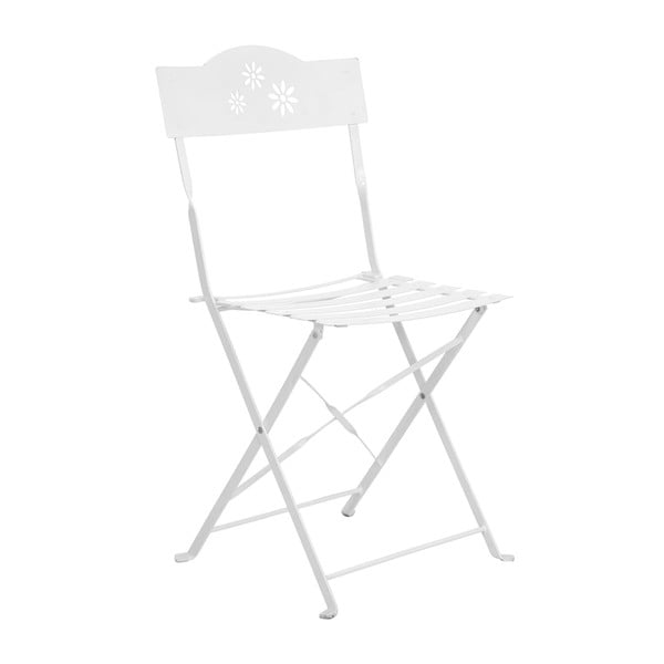 Białe krzesło składane Butlers Daisy Jane