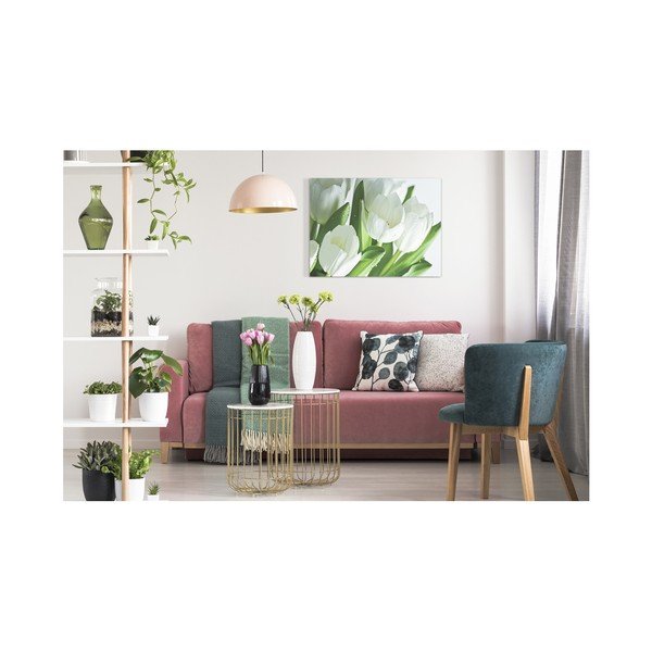 Obraz Styler Canvas White Tulips, 60x80 cm-image-1