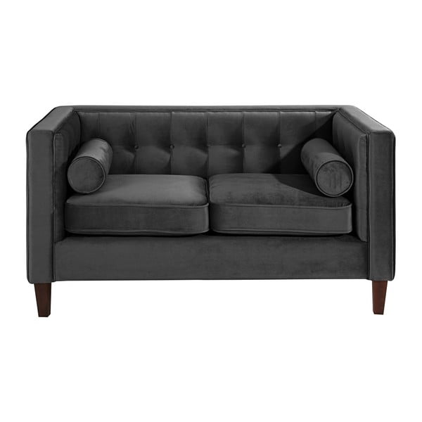 Czarna sofa Max Winzer Jeronimo, 154 cm