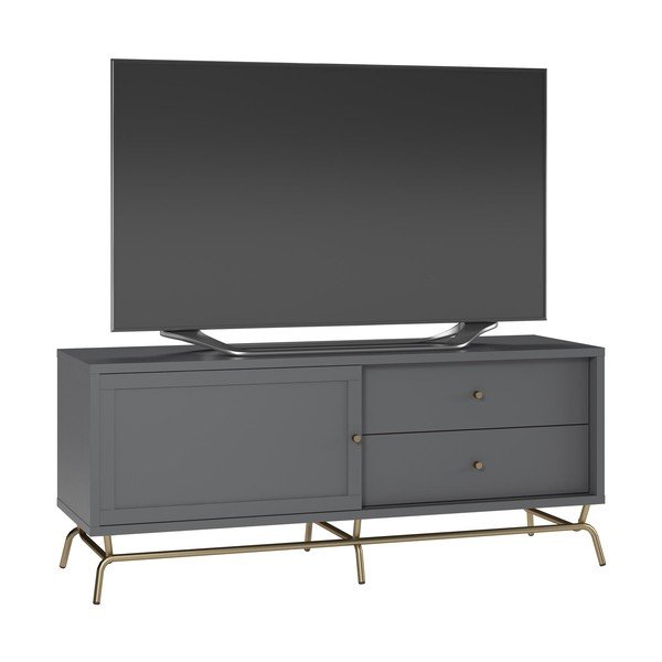 Szara szafka pod TV 150x62 cm Madison – Støraa-image-3