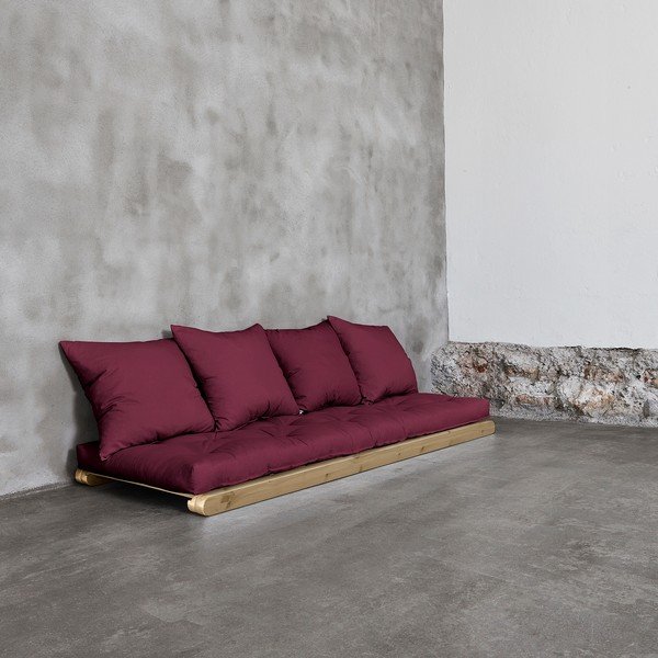 Szezlong Karup Figo, Raw/Bordeaux, 70 cm-image-3