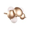 Kinkiet w biało-złotym kolorze Bubble – Trio Select