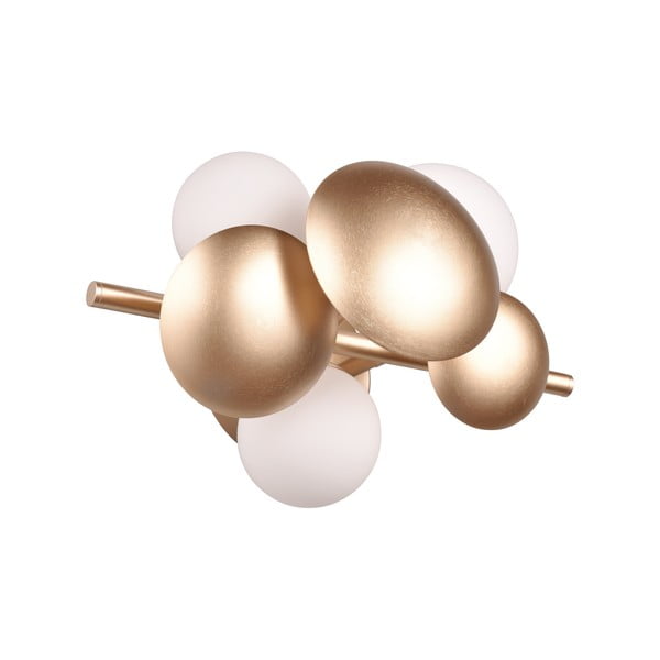 Kinkiet w biało-złotym kolorze Bubble – Trio Select-image-2