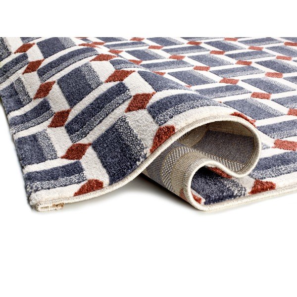 Niebieski dywan 200x290 cm Amara – Universal-image-4