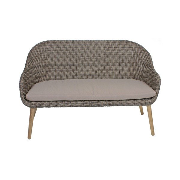 Brązowy drewniany fotel ogrodowy Pueblo – Garden Pleasure-image-3