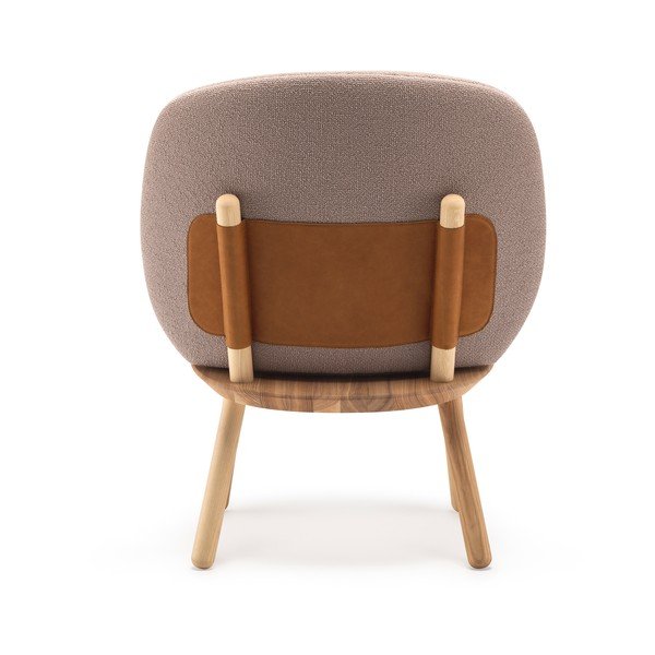 Beżowy wełniany fotel EMKO Naïve-image-4