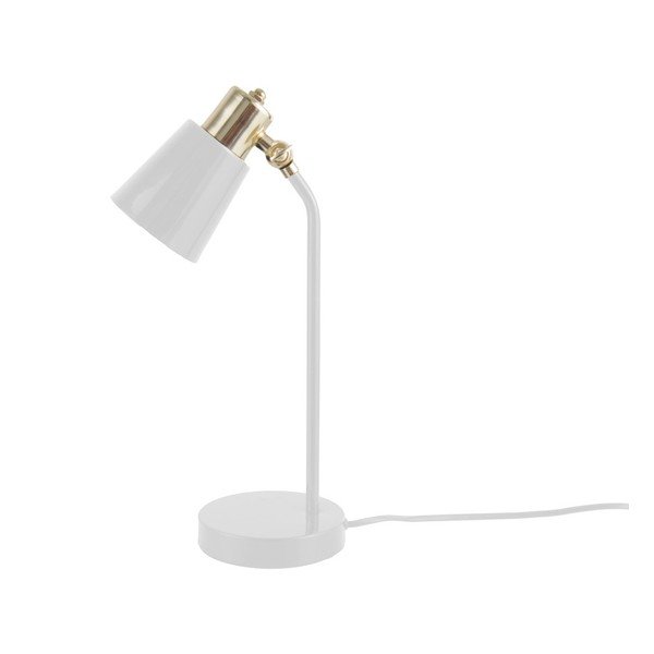 Biała lampa stołowa Leitmotiv Classic