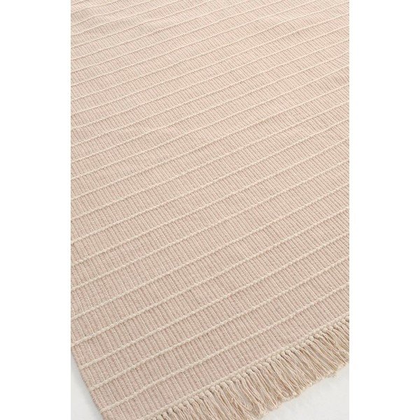 Beżowy bawełniany chodnik tkany ręcznie 80x150 cm Irma – Jotex-image-4