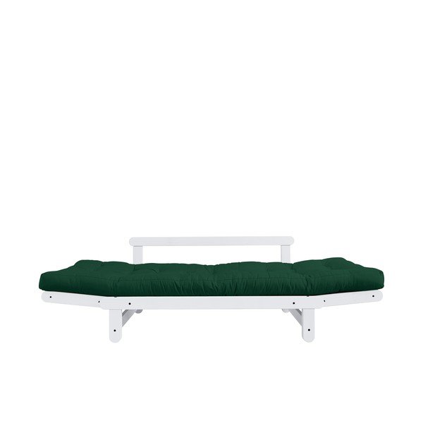 Sofa rozkładana Karup Design Beat White/Dark Green-image-4