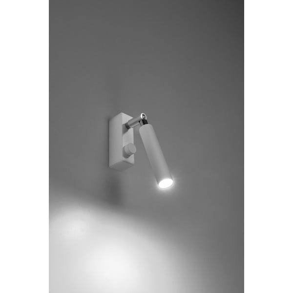 Biała lampa punktowa 10x3 cm Tiden – Sollux-image-1