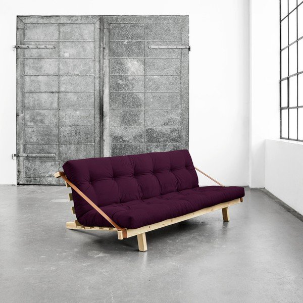 Wielofunkcyjna sofa Karup Jump Natural/Purple Plum-image-1