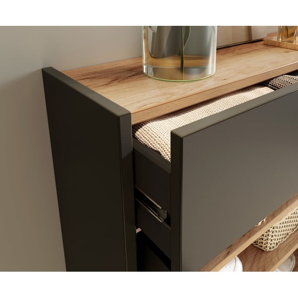 Antracytowy zestaw do przedpokoju Ameca – Germania-image-3