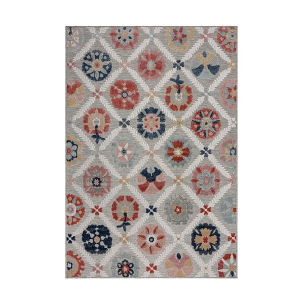 Szary dywan odpowiedni na zewnątrz 290x200 cm Flora – Flair Rugs