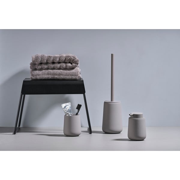 Szara kamionkowa szczotka do WC Nova One − Zone-image-2