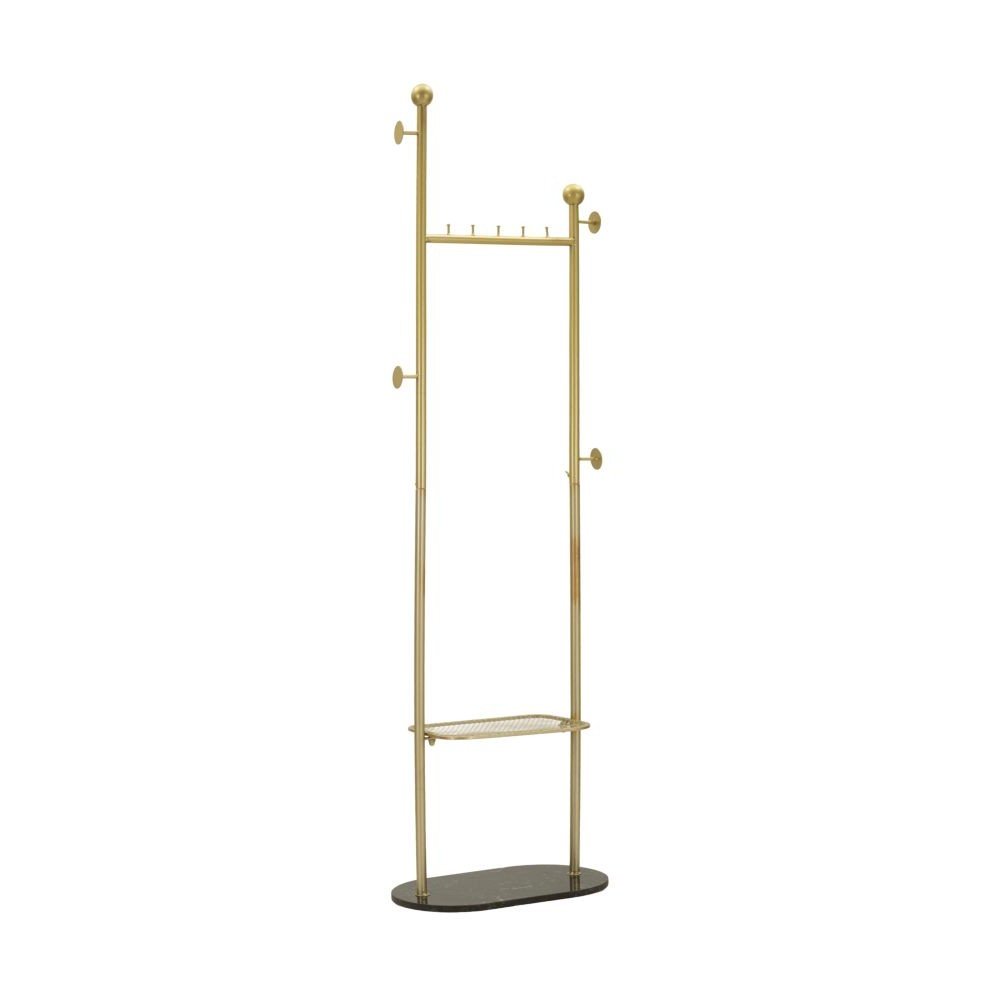 Metalowy wieszak w kolorze złota 48x178 cm Olaf – Mauro Ferretti