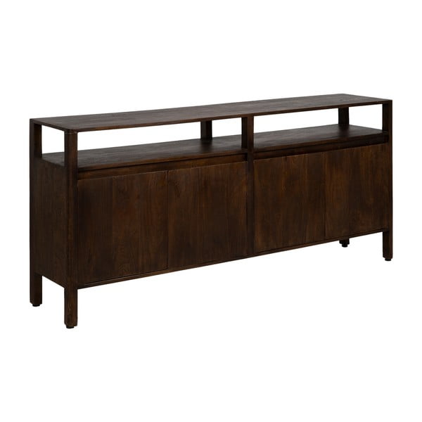Brązowa komoda z litego drewna mango 190x86x40 cm Kurt – Ixia