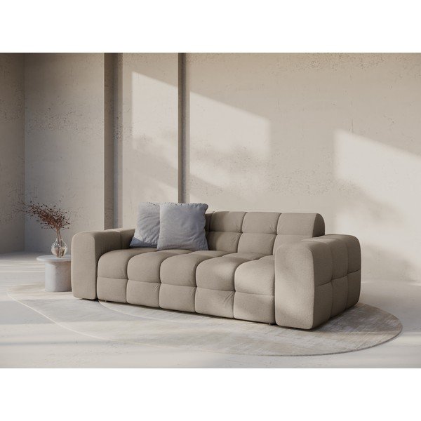 Brązowa sofa 222 cm Kendal – Micadoni -image-1