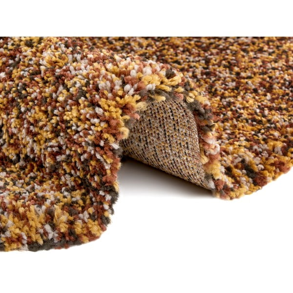 Okrągły dywan w kolorze brązu ø 160 cm Shag – Hanse Home-image-2